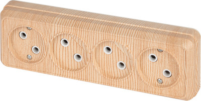 Розетка INTRO Quadro 2-207-11 / Б0053836 (сосна)