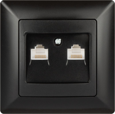 Розетка INTRO Solo 4-304-05 / Б0043393 (антрацит)