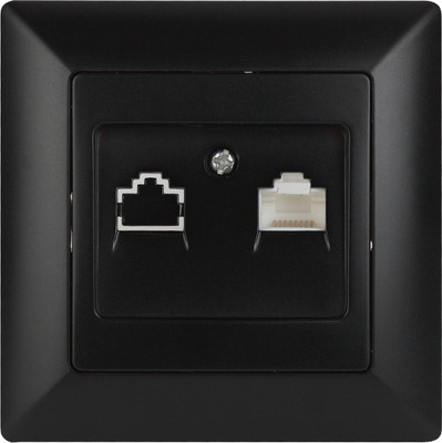 Розетка INTRO Solo 4-303-05 / Б0043386 (антрацит)