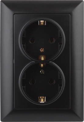 Розетка INTRO Solo 4-205-05 / Б0053677 (антрацит)