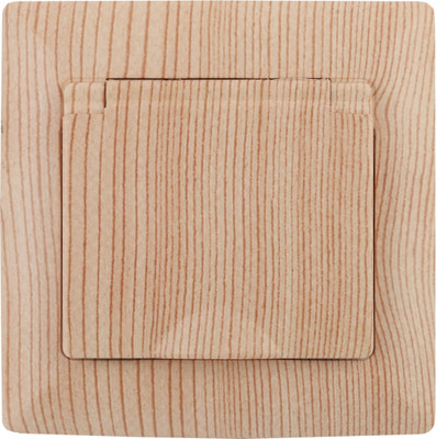 Розетка INTRO Solo 4-203-11 / Б0053665 (сосна)