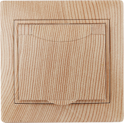 Розетка INTRO Plano 1-203-11 / Б0030065 (сосна)