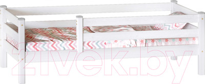 Односпальная кровать Мебельград Софи (белый/полупрозрачный)