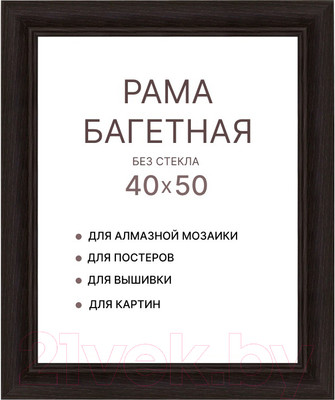 Рамка Декарт 40x50 8Л3792 (черный)