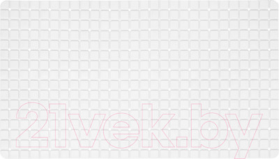 Коврик для ванной Bisk Veldi Eco 08468 (белый)