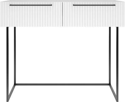 Туалетный столик Shtabe Gross 6111 эко (белый/черный/ручка черный)