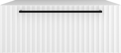 Прикроватная тумба Shtabe Gross 6100 эко (белый/ручка черный)
