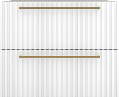 Прикроватная тумба Shtabe Gross 6102 эко (белый/ручка золото)