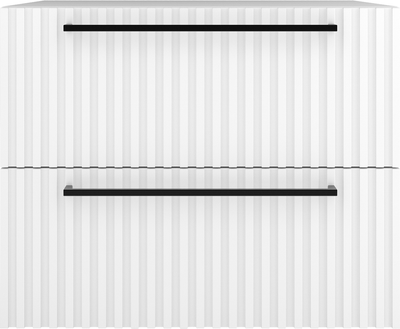 Прикроватная тумба Shtabe Gross 6102 эко (белый/ручка черный)