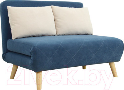 Диван DiArt Элли 1300 (велюр Магия 3/Магия 82/ножки светлые)