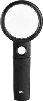 Лупа ручная Deli 9091 (черный)
