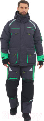 Костюм для охоты и рыбалки Huntsman Yakutia -45°C Темно-серый (р-р 52-54/182-188)
