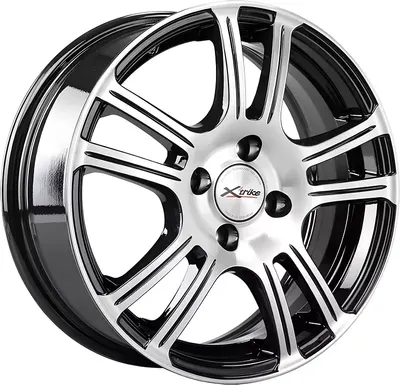 Литой диск X'trike X-105M 15x6" 4x108мм DIA 65.1мм ET 25мм BK/FP