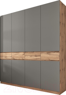 Шкаф Eligard Locarno 4 (дуб натуральный/дымчатый алмаз)