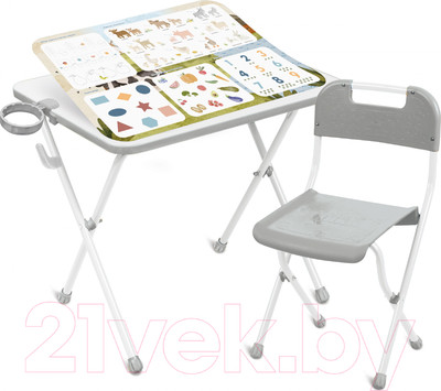 Комплект мебели с детским столом Ника Домашняя ферма / КАМ-Р/ДФ