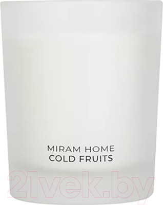Свеча Мирам Зимний лес Cold Fruits / 4012122 (200г)