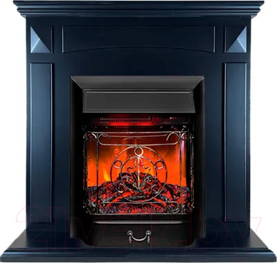Каминокомплект Смолком Viking STD-ASP Majestic-S LUX BL LT (черный)