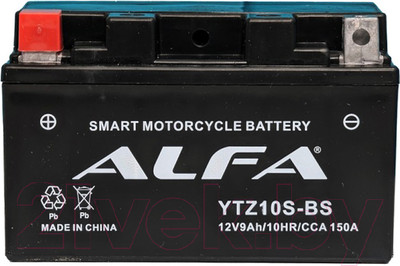 Мотоаккумулятор ALFA battery YTZ10S-BS / EBZ10-4-2