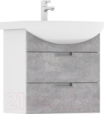 Тумба под умывальник Volna Vario Z 60.2Y Балтика (бетон, подвесная)
