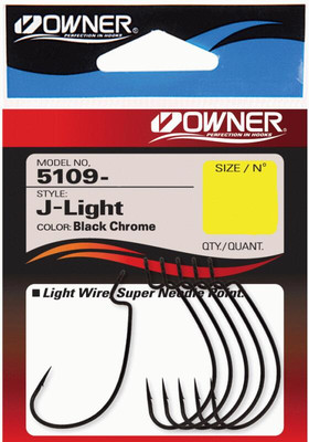 Набор крючков рыболовных Owner J-Light №4 / 5109-071-04 (6шт)