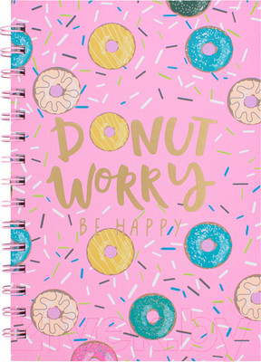 Блокнот Darvish В клетку на спирали / DV-14844