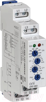 Реле контроля фаз IEK ORF-06D-127-265VAC