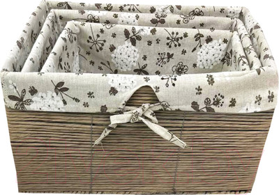 Набор корзин Swed house Indalsalven 34.38.3586 (коричневый/бежевый)