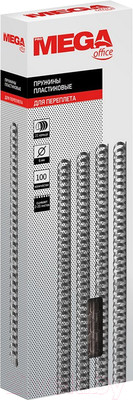 Пружины для переплета ProMega Office 6мм / 255073 (100шт, прозрачный)