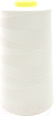 Швейные нитки Sentex 100% полиэстер 50/2 5000 ярдов 1001 (1шт)