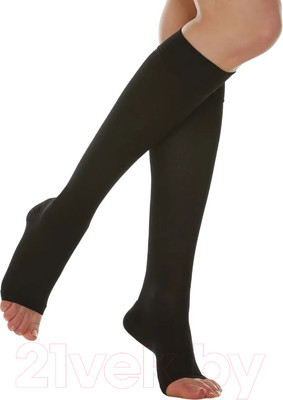 Чулки компрессионные Центр Компресс До колена 1 кл.к. (р.2, черный)