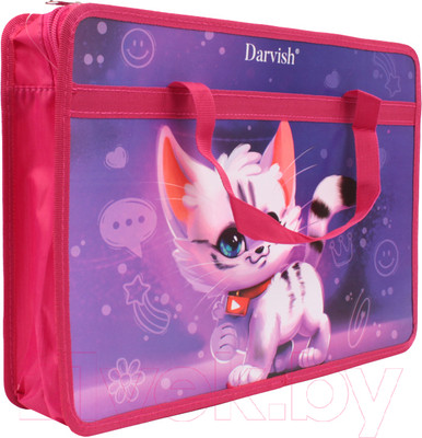 Папка-портфель Darvish Милый котенок / DV-14113-2