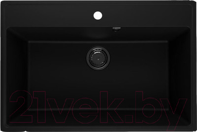 Мойка кухонная Ulgran Quartz Forte 760 (07 уголь)