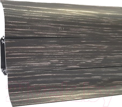 Плинтус LinePlast ПВХ 58мм L025 (2.2м, венге темный)