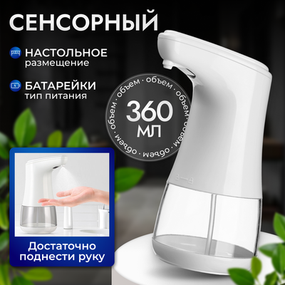 Сенсорный дозатор для жидкого мыла Saniteco TBD050289601A