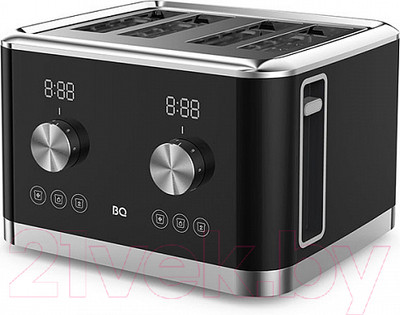 Тостер BQ T4000 (черный/стальной)