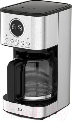 Капельная кофеварка BQ CM1007 (стальной/черный)