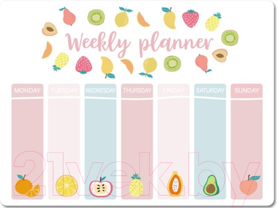 Планинг магнитный Office Shark TBD0595703001B