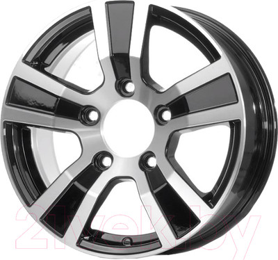 Литой диск Carwel Дельта 16x6.5" 5x139.7мм DIA 98мм ET 40мм AB