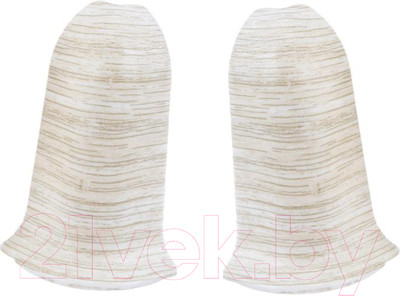 Уголок для плинтуса Ideal Классик 252 Ясень белый с крепежом (5.5см, 2шт, флоупак, наружный)