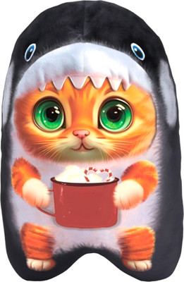 Подушка декоративная Leader Toys Кот Акула / МТ30041