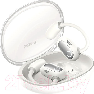 Беспроводные наушники Baseus Eli Series Sport 1 Open-Ear / 681201795B (белый)