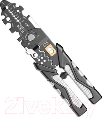 Инструмент для зачистки кабеля Sundays 25 в 1 / TBD0603413601A (черный)