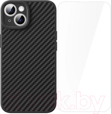 Чехол-накладка Baseus Synthetic Fiber Series для iPhone 15 Plus / 660157942A