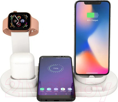 Зарядное устройство беспроводное G-Case 840700154B (белый)