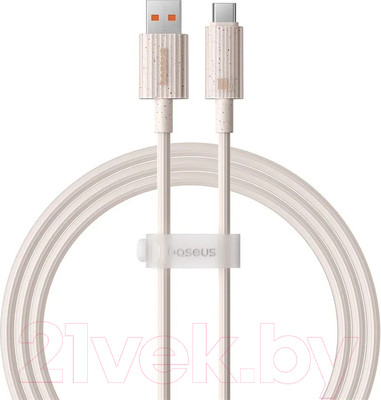 Кабель Baseus Habitat Series USB to Type-C / 662802622A (2м, розовый)