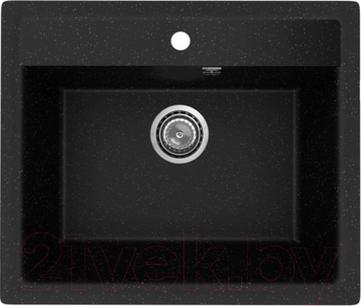 Мойка кухонная Practik PR-M 565-004 (черный оникс)