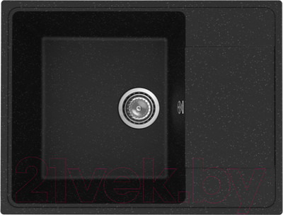 Мойка кухонная Practik PR-M 650-004 (черный оникс)