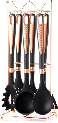 Набор кухонных приборов Sundays Home 643600006A (7шт, черный)