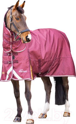 Попона для лошади Highlander Highlander Plus Lite / 9761/MAROON/84 (с капором, марун)