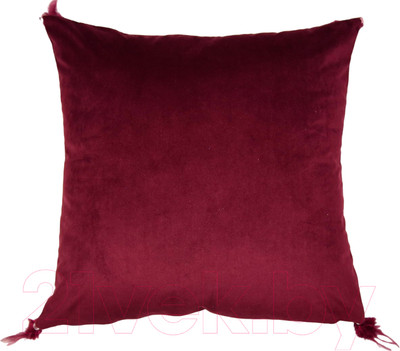 Наволочка декоративная Sofi de Marko Жасмин 45х45 / Нав-Ж08-45х45 (бордовый)